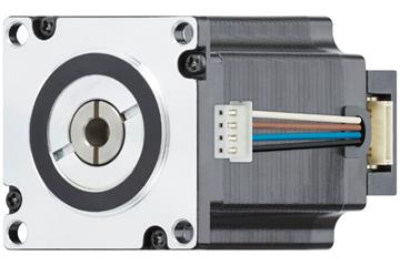 drylin® E lead screw stepper motor, stranded wires with JST connector and encoder, NEMA23