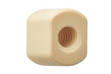 drylin® trapezoidal lead screw nut with spanner flats, JSRM