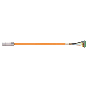 readycable® motor cable suitable for Danaher Motion 102576 (10 m), base cable, PVC 15 x d
