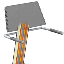 Display adjustment of the cardio machine