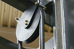 Guide roller with chainflex® cable in the lifting gear